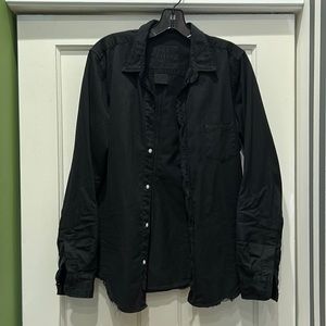 Frank&Eileen black cotton shirt- timeless!
